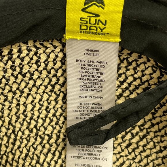 NEW Sunday Afternoons Women's O/S UV Charleston Hat Pepper Tweed  UPF 50 - Picture 6 of 7